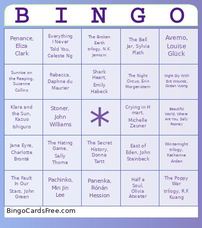 Swiftie Night Bingo Card