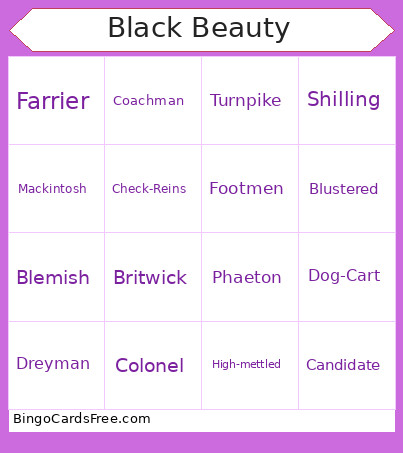 Talia Book Club Bingo Card