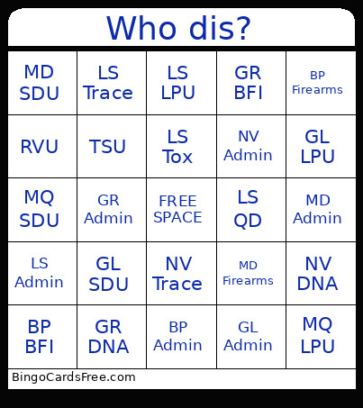 TBC 3 Bingo Card