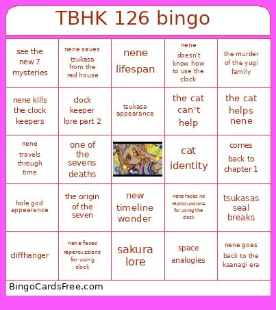 TBHK 126 bingo 