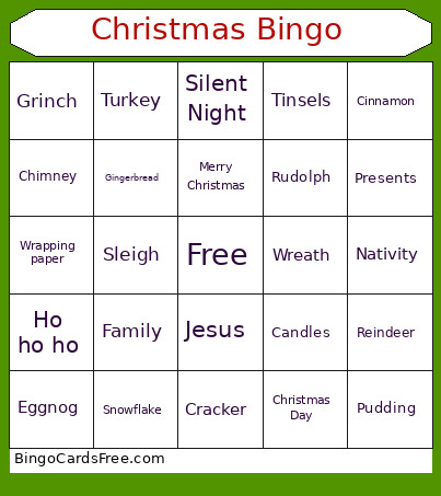 Teacher Vini And Rianny Bingo Card