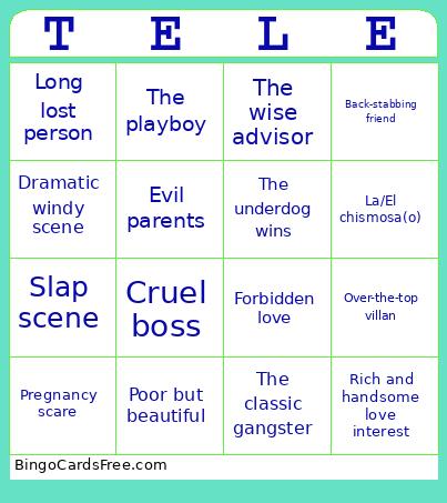 Telenovela Bingo