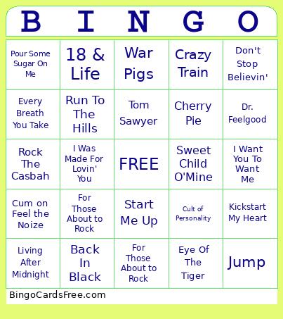 Temp 3 Bingo