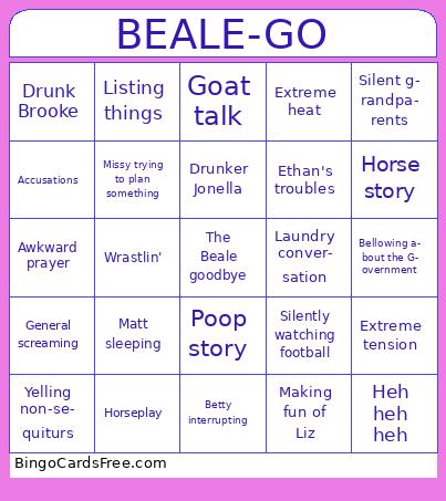 TempTemp Bingo