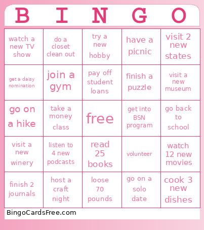 Tera 2025 Bingo