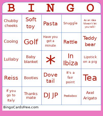 test bingo