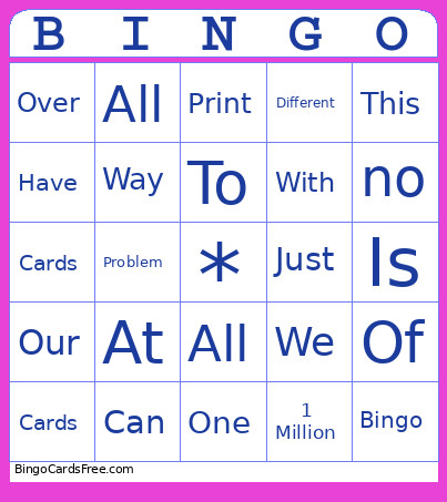 Test Lol Bingo Card