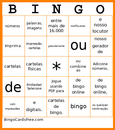 Test Test Bingo Card