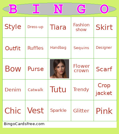 Test Test Bingo Card