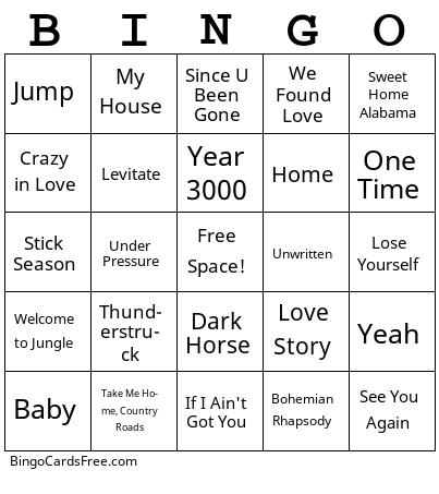 Test1 Bingo