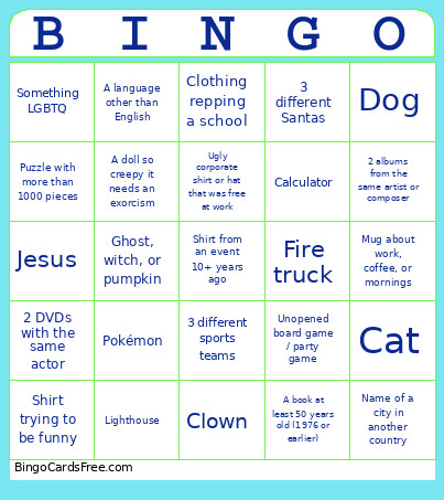 Test1 Bingo Card