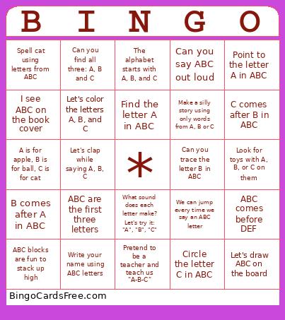 Test123 Bingo Card