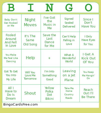 Test3 Bingo Card