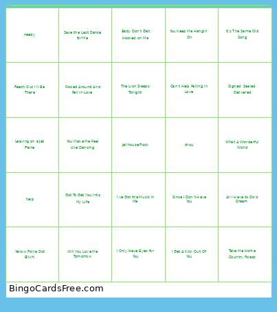 Test4 Bingo Card