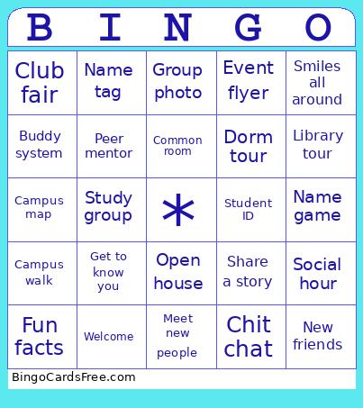Test Bingo Card