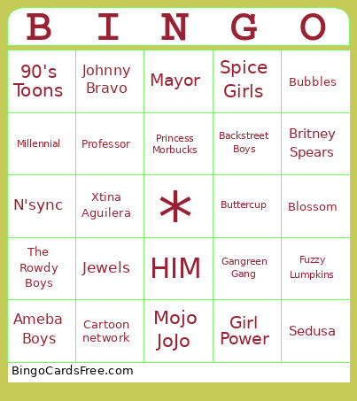 Tester Bingo Card