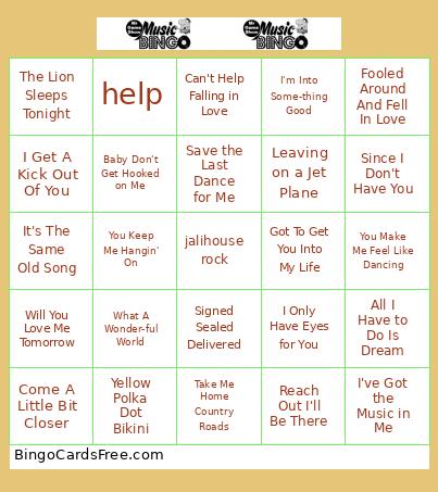Tester Bingo Card