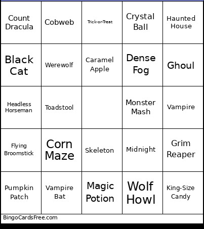 Testghjtyut6h Bingo Card