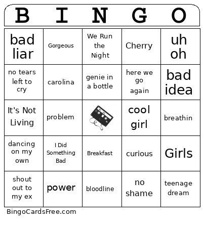 Testing Bingo Card