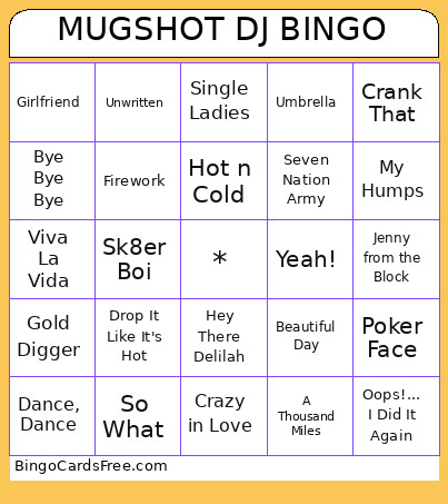 Testing Mug Bingo Card