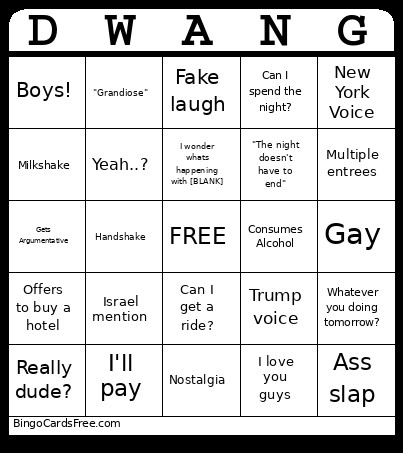Tests Bingo Card