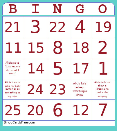 Tests Bingo Card