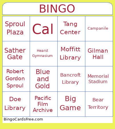 Testt Bingo Card