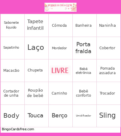 Tetetetet Bingo Card
