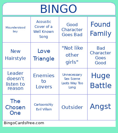 The 100 Bingo Card