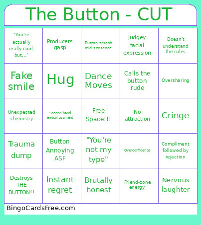 The Button - CUT Bingo Card