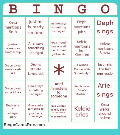 The Gurlz (Annual Trip Bingo)