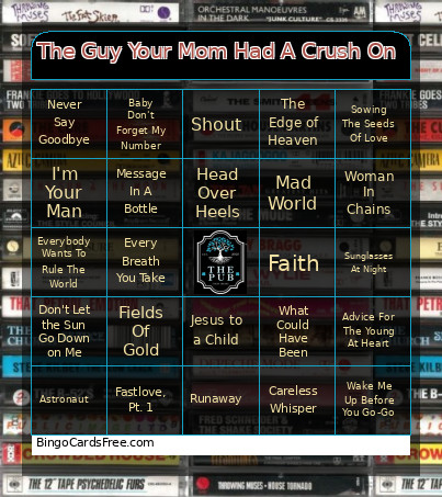 The Guy Your Mom Had A Crush On Starter Pack Bingo Card