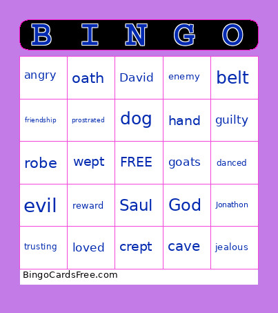 The Heart That Trusts God's Plan L4 Bingo Card