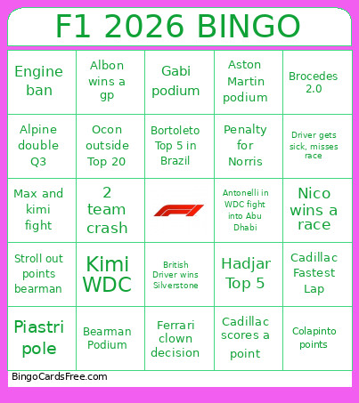 The Impossible Bingo Card