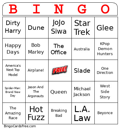 The Melting Pot Saloon Bingo Card