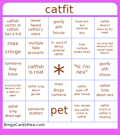 The Name Bingo Card