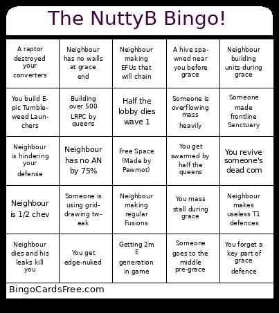 The NuttyB Bingo!