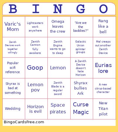 The Pilot Bingo