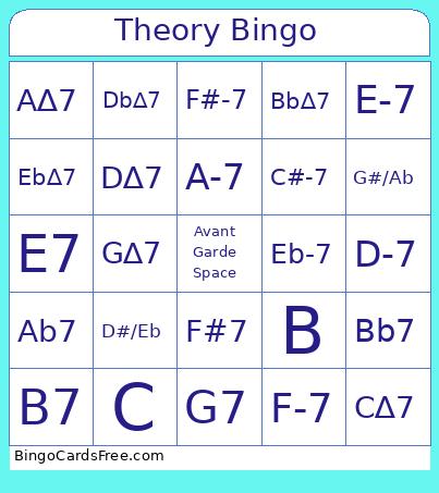 Theory Bingo