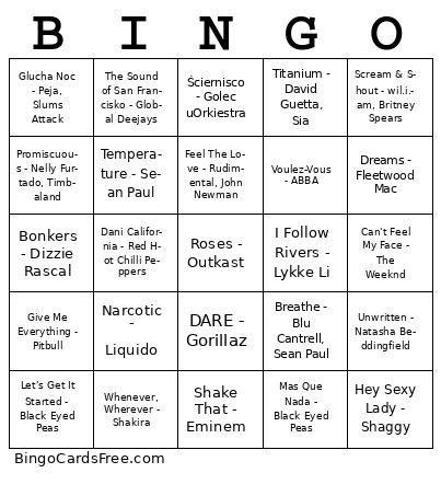 Throw back Bingo