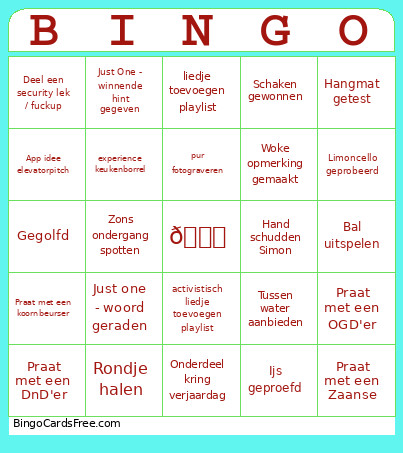 Tkzoiawodwwmexwc Bingo Card