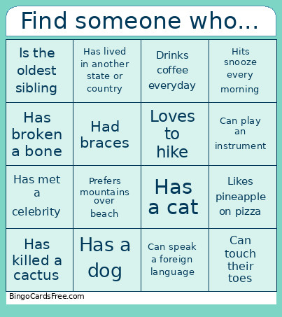 Townhall 2026 Bingo Card