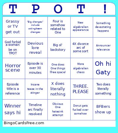 TPOT! Bingo