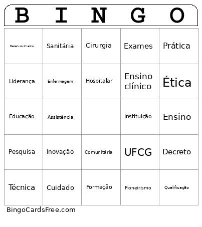 Trabalho De Sales Bingo Card