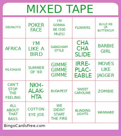 Triple M Music Bingo