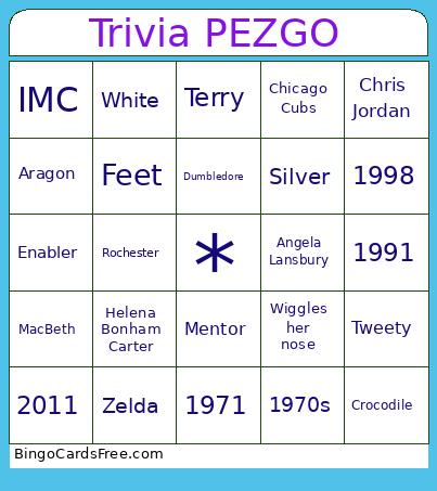 Trivia Bingo 2025