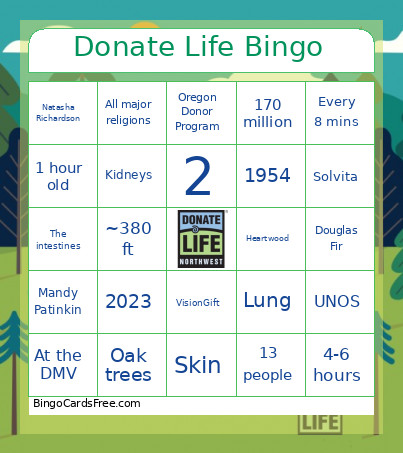 Trivia 2026 Bingo Card