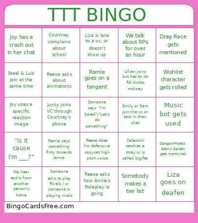 TTT BINGO