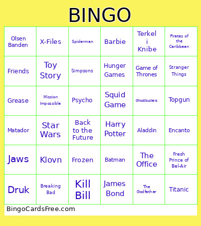 Turquiz Bingo Card