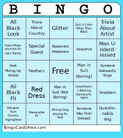Turquoise Carpet Bingo